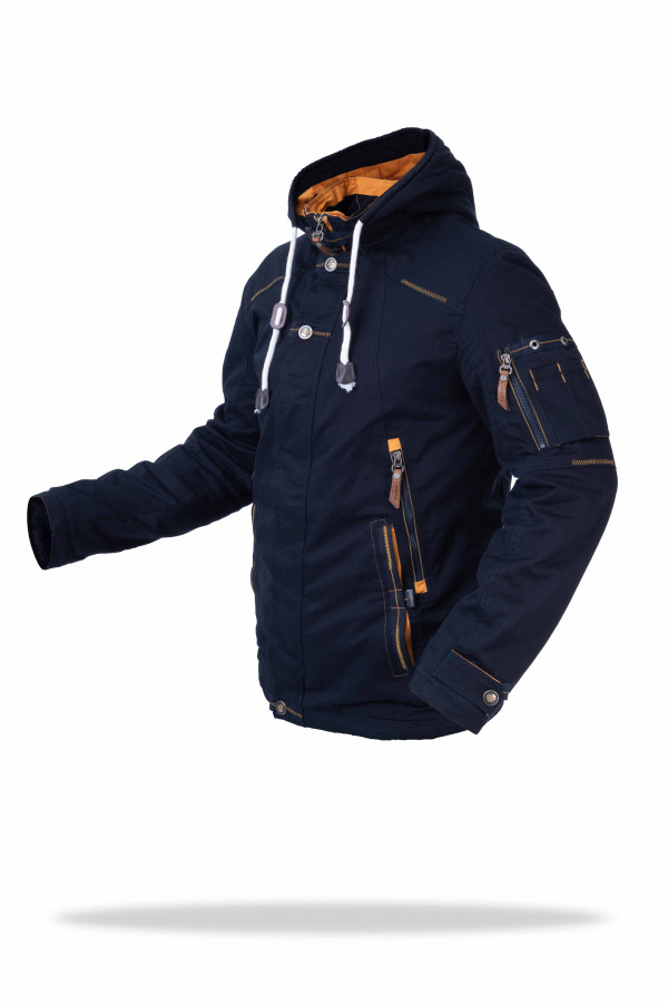 Куртка мужская демисезонная  J027 синяя, Фото №3 - freever.ua