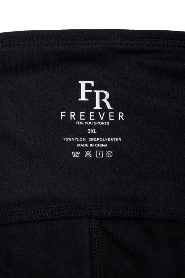 Шорти-велосипедки жіночі Freever AF 1035 чорні, Фото №2- freever.ua