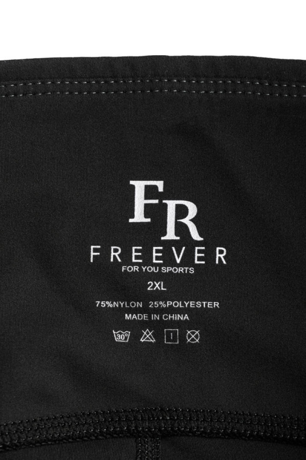 Леггинсы для фитнеса женские Freever AF 3952 черные, Фото №5- freever.ua