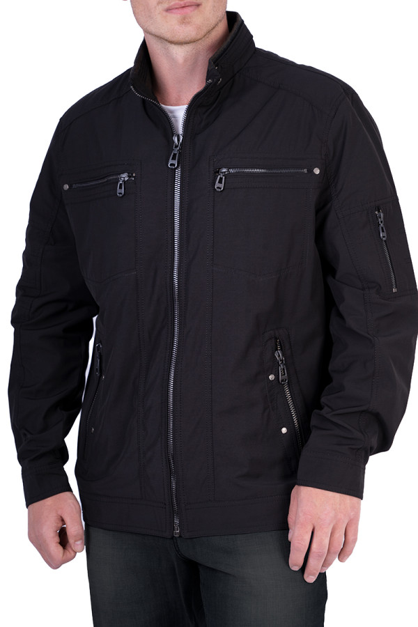 Куртка мужская демисезонная J1268 черная - freever.ua