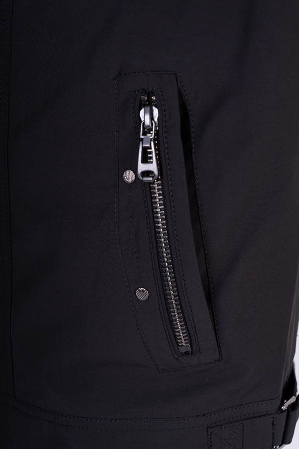 Куртка мужская демисезонная J1268 черная, Фото №5 - freever.ua