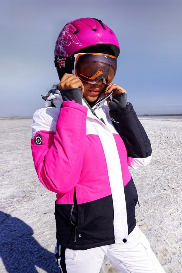 Гірськолижна куртка жіноча Freever GF 11621 рожева, Фото №5 - freever.ua
