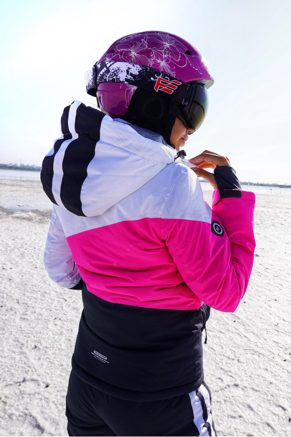 Горнолыжная куртка женская Freever GF 11621 розовая, Фото №6 - freever.ua