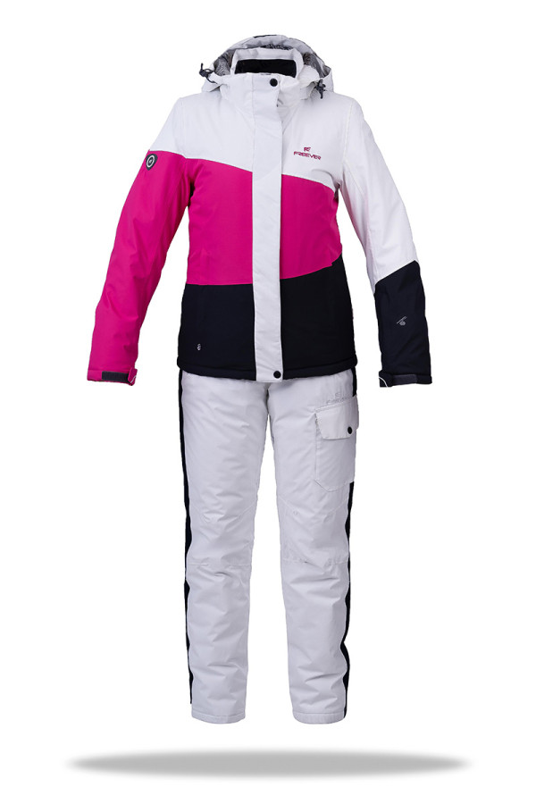 Женский лыжный костюм FREEVER 11621-40K розовый - freever.ua