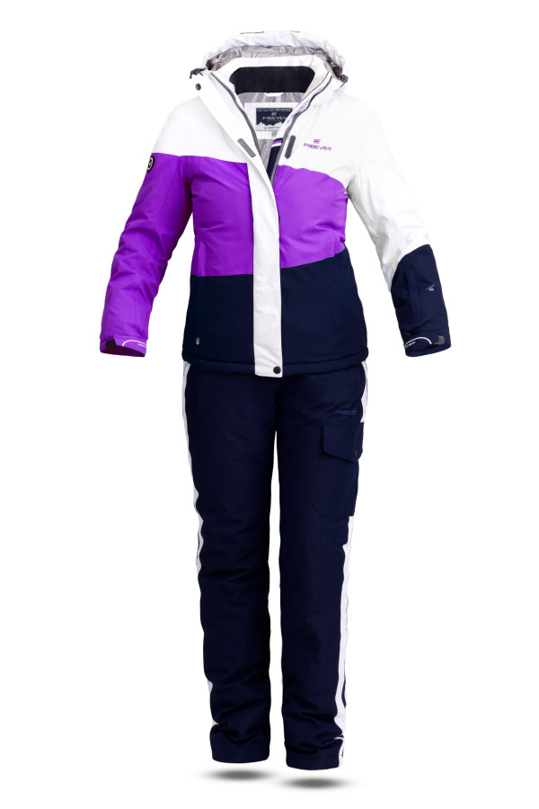 Женский лыжный костюм FREEVER 11621K фиолетовый - freever.ua