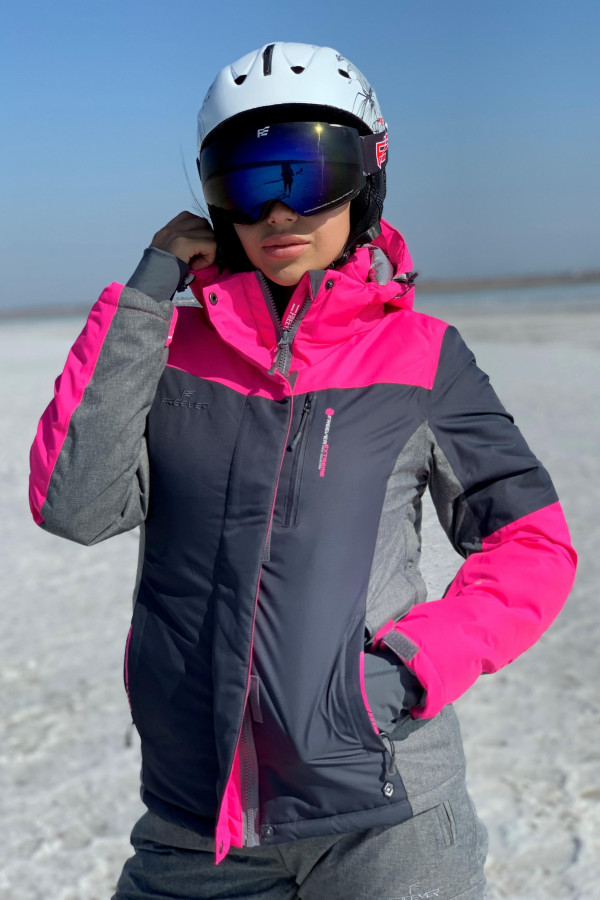 Горнолыжная куртка женская Freever GF 11622 розовая, Фото №4 - freever.ua