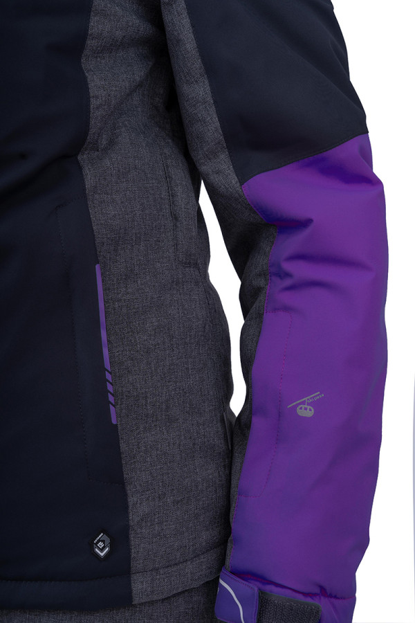 Гірськолижна куртка жіноча Freever GF 11622 фіолетова, Фото №8 - freever.ua