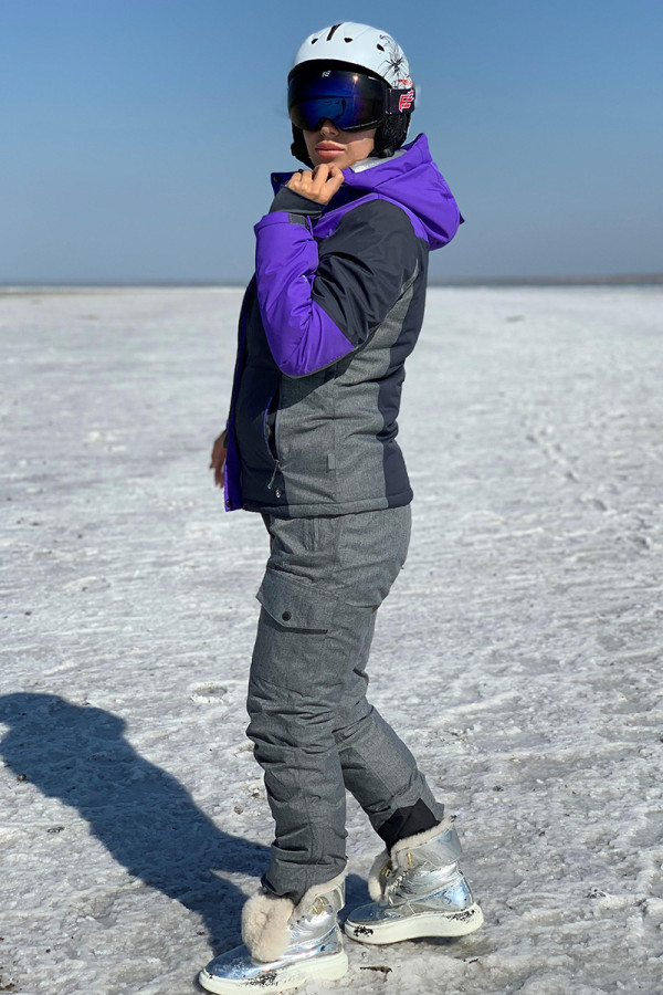 Женский лыжный костюм FREEVER 11622-822K фиолетовый, Фото №6 - freever.ua