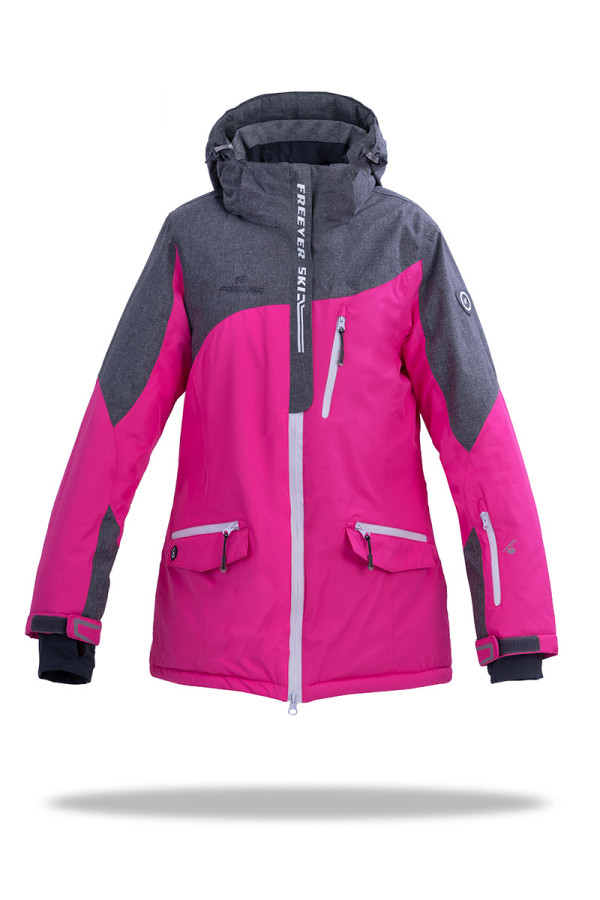 Горнолыжная куртка детская Freever GF 11671 розовая, Фото №2 - freever.ua
