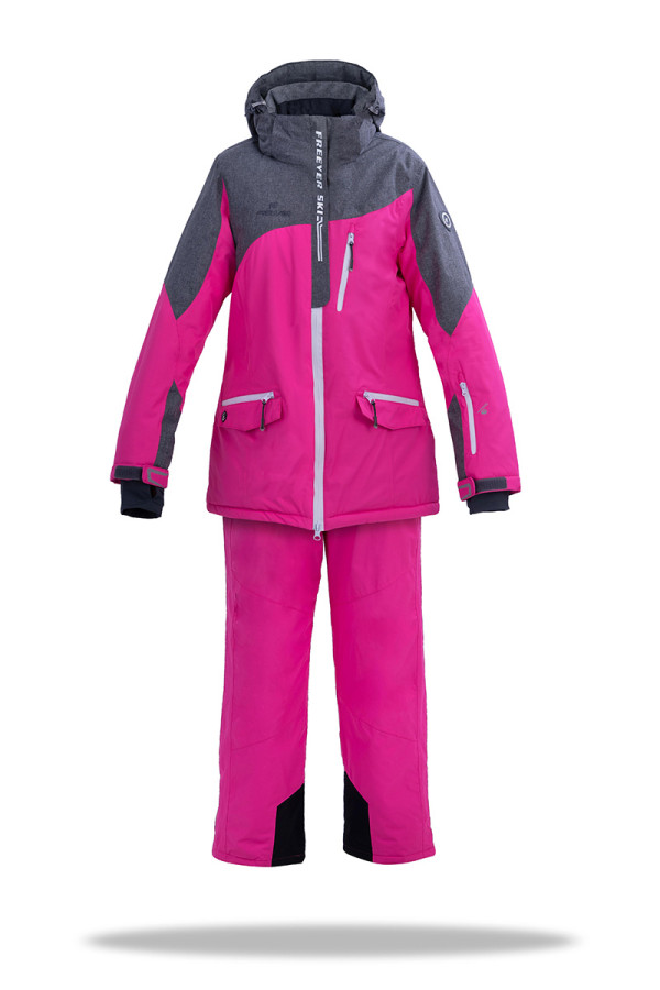 Дитячий лижний костюм FREEVER 11671-44 рожевий - freever.ua
