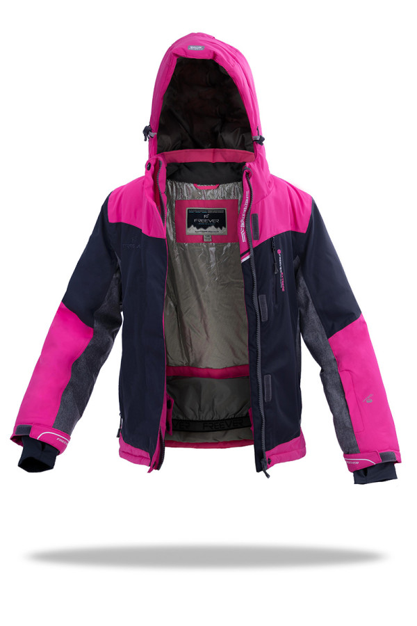 Гірськолижна куртка дитяча Freever GF 11672 рожева - freever.ua