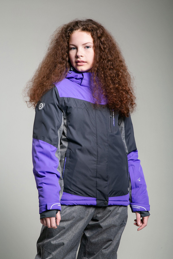 Детский лыжный костюм FREEVER 11672-82k фиолетовый, Фото №2 - freever.ua