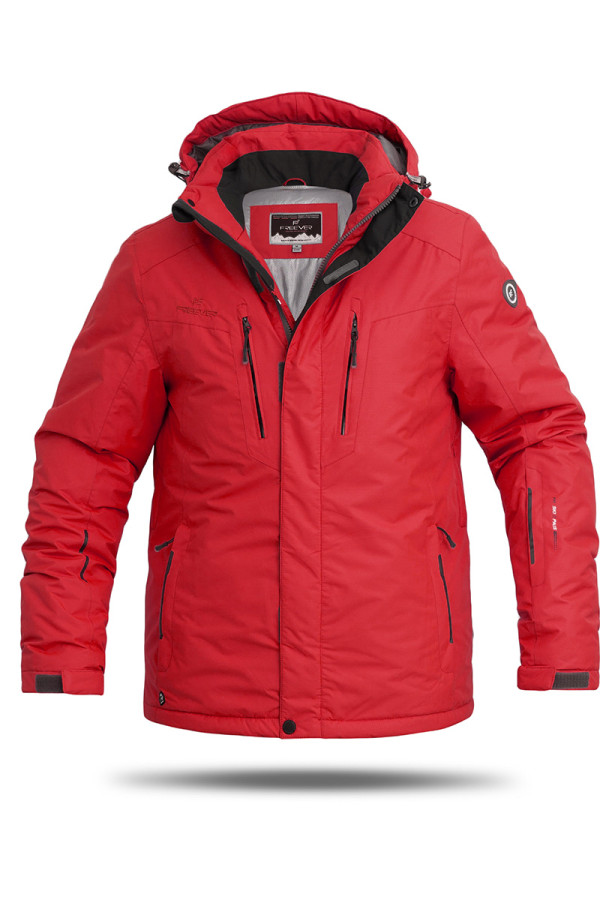 Гірськолижна куртка чоловіча Freever GF 11721 червона, Фото №2 - freever.ua