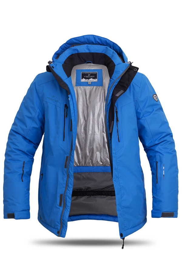 Гірськолижна куртка чоловіча Freever GF 11721 блакитна - freever.ua