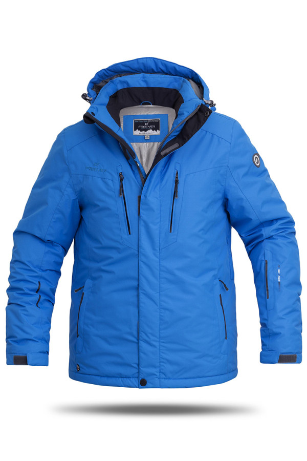Гірськолижна куртка чоловіча Freever GF 11721 блакитна, Фото №2 - freever.ua