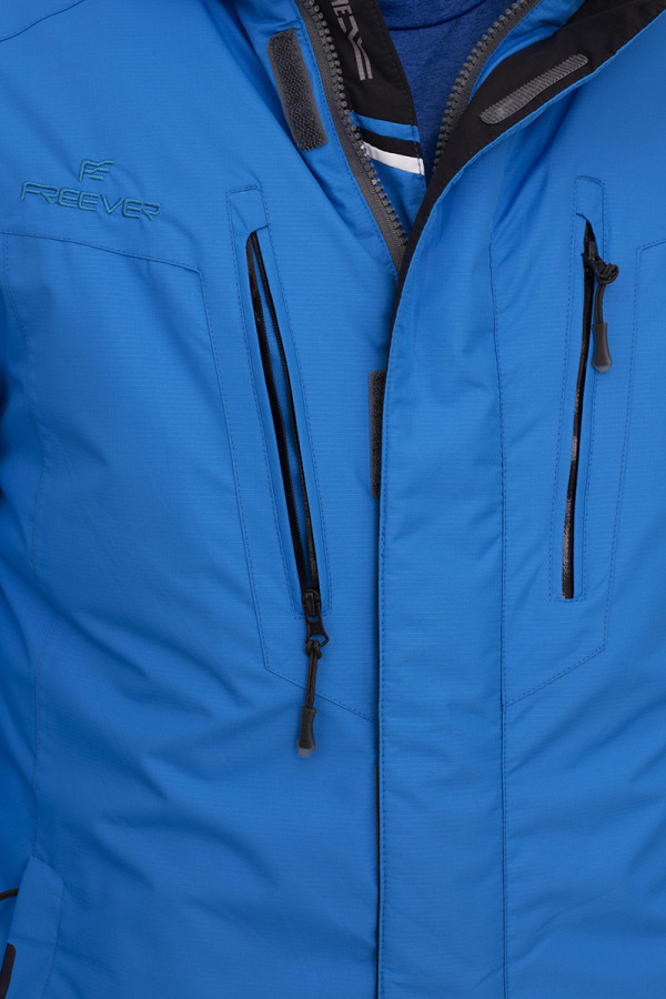 Горнолыжная куртка мужская Freever GF 11721 голубая, Фото №5 - freever.ua