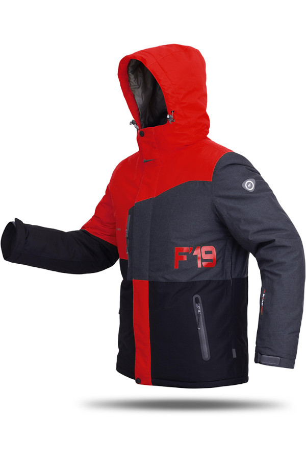 Горнолыжная куртка мужская Freever GF 11722 красная, Фото №3 - freever.ua