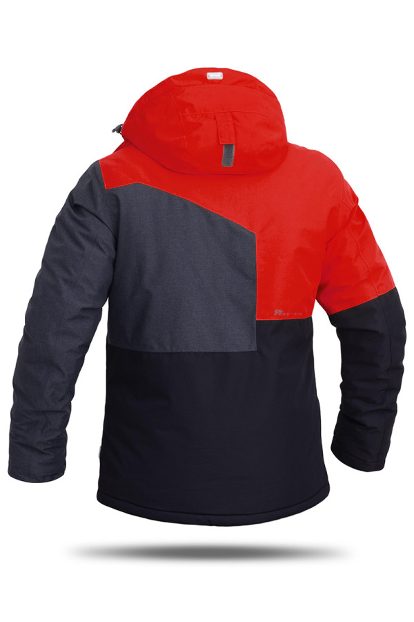Гірськолижна куртка чоловіча Freever GF 11722 червона, Фото №4 - freever.ua