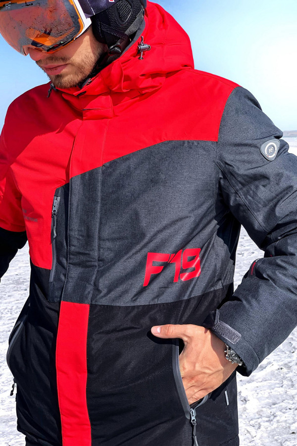 Горнолыжная куртка мужская Freever GF 11722 красная, Фото №5 - freever.ua