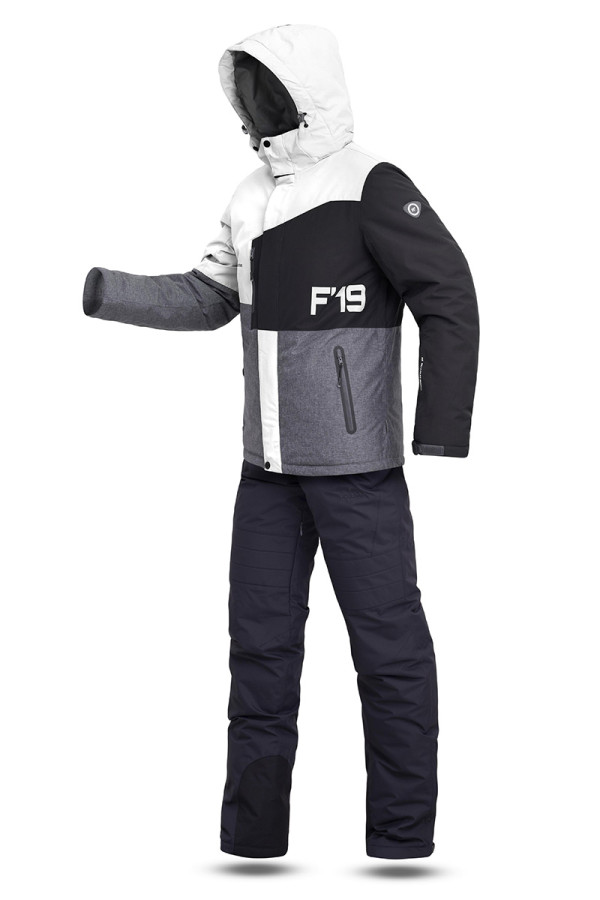 Чоловічий лижний костюм FREEVER 11722-02K білий, Фото №2 - freever.ua