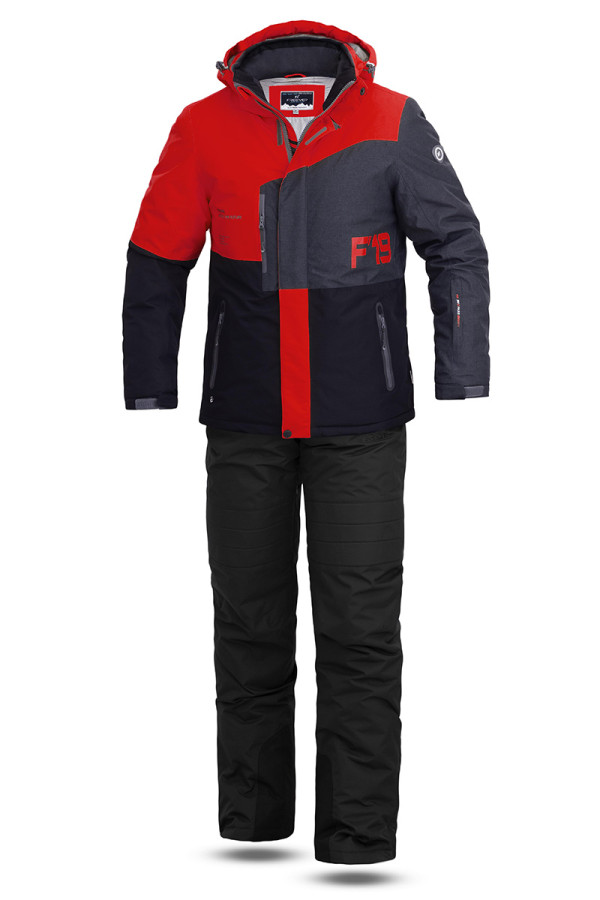 Мужской лыжный костюм FREEVER 11722-4K красный - freever.ua