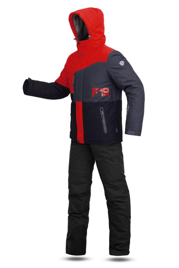 Мужской лыжный костюм FREEVER 11722-4K красный, Фото №2 - freever.ua