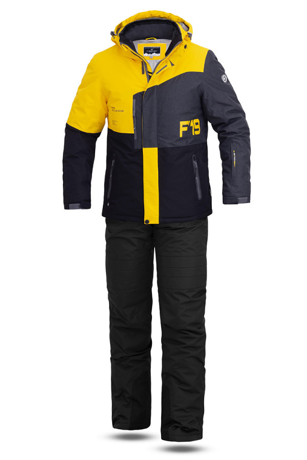 Мужской лыжный костюм FREEVER 11722-52K желтый - freever.ua