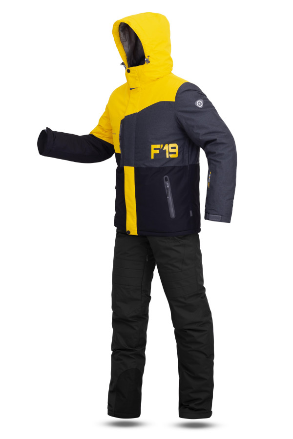 Мужской лыжный костюм FREEVER 11722-52K желтый, Фото №2 - freever.ua