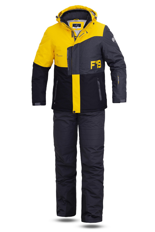 Мужской лыжный костюм FREEVER 11722-522K желтый - freever.ua