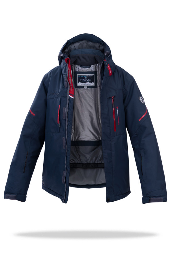 Горнолыжная куртка детская Freever GF 11771 темно-синяя - freever.ua