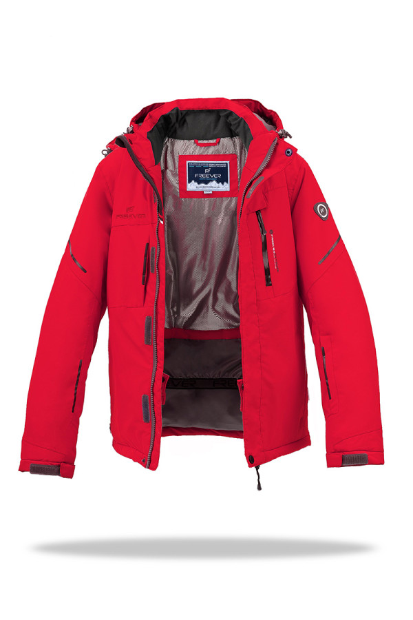 Горнолыжная куртка детская Freever GF 11771 красная - freever.ua