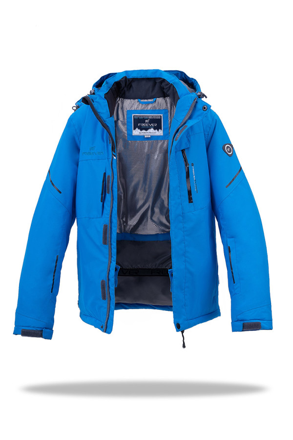 Горнолыжная куртка детская Freever GF 11771 голубая - freever.ua