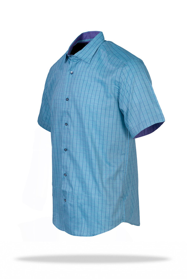 Рубашка мужская MG133103 голубая, Фото №3 - freever.ua