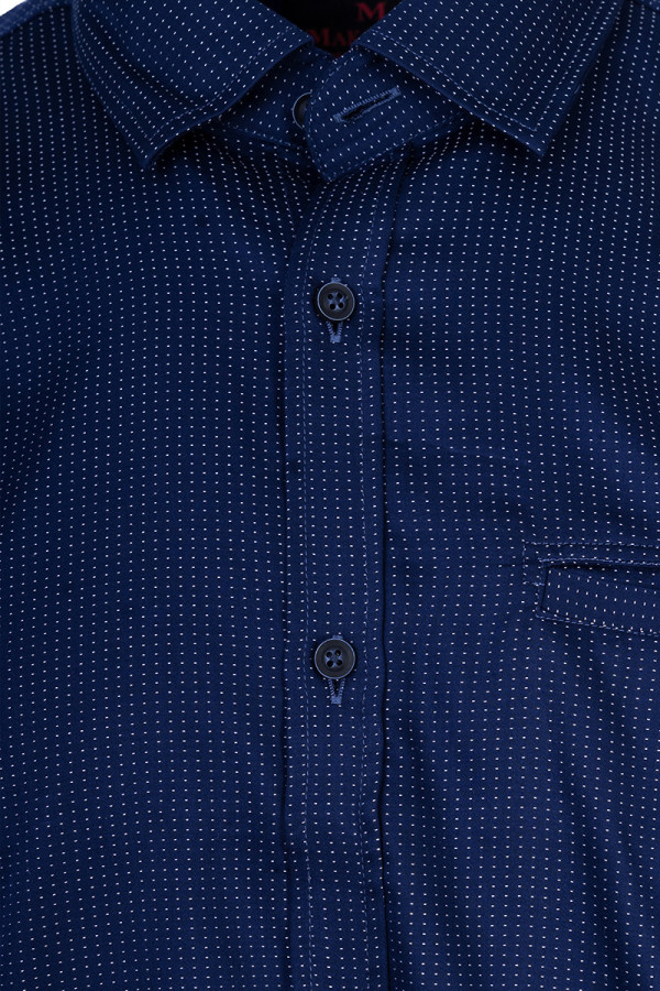 Рубашка мужская MG133107 синяя, Фото №4 - freever.ua