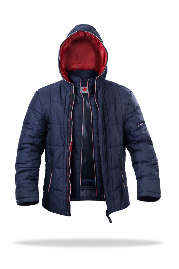 Куртка чоловіча зимова J136 синя - freever.ua