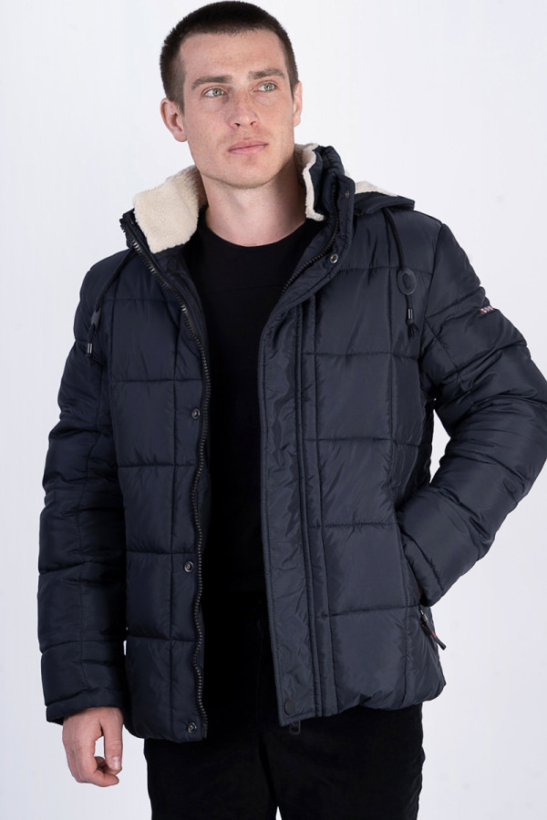Куртка мужская зимняя  J138 синяя - freever.ua