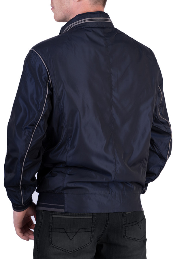 Куртка чоловіча демісезонна J15092 синя, Фото №3 - freever.ua