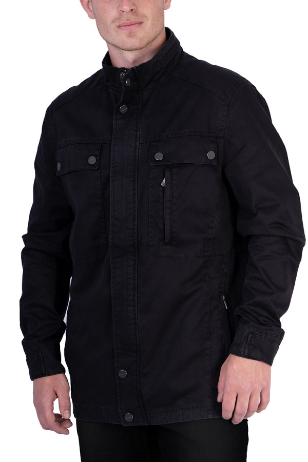 Куртка мужская демисезонная J15112 черная - freever.ua