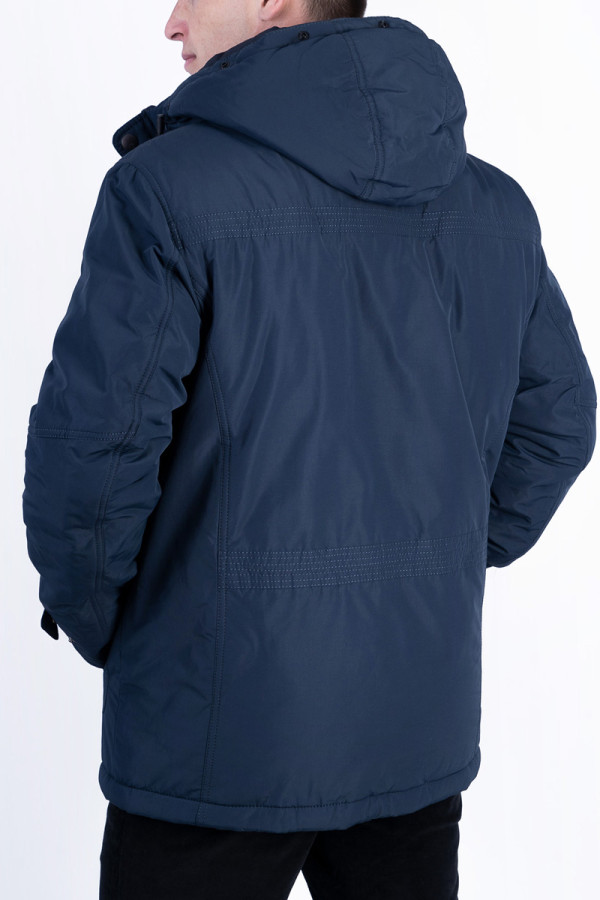Куртка чоловіча зимова J15361 синя, Фото №4 - freever.ua