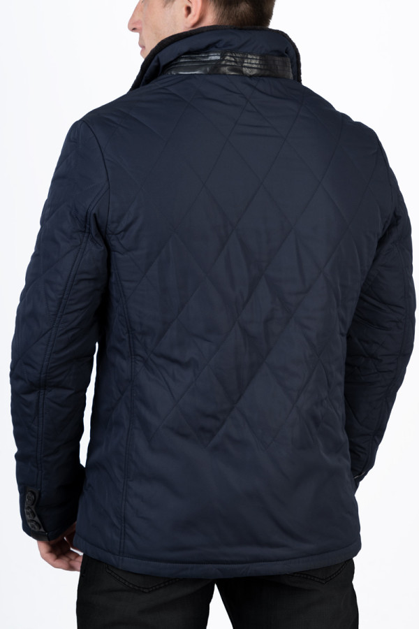 Куртка мужская зимняя J15527 синяя, Фото №3 - freever.ua