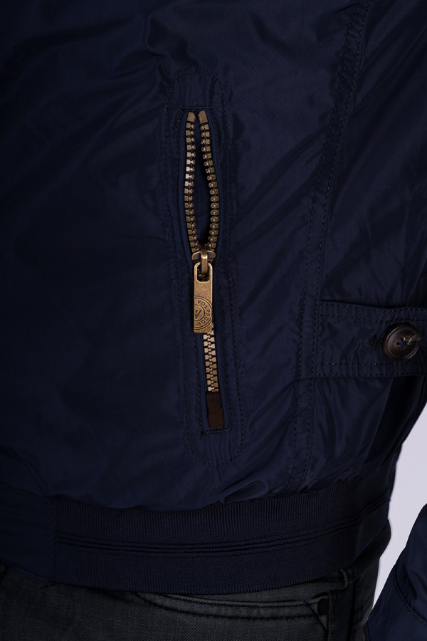 Куртка мужская демисезонная J15587 синяя, Фото №6 - freever.ua
