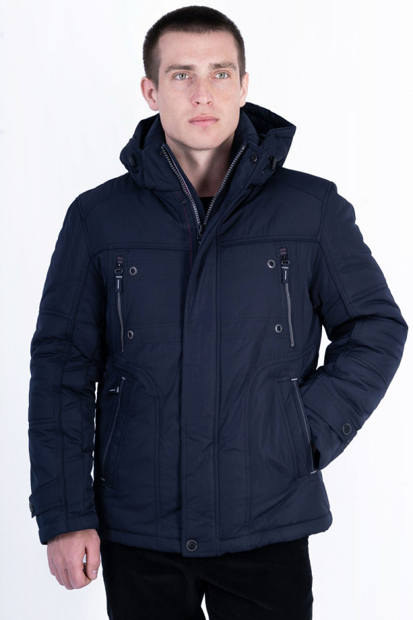 Куртка мужская зимняя J16037 черная - freever.ua