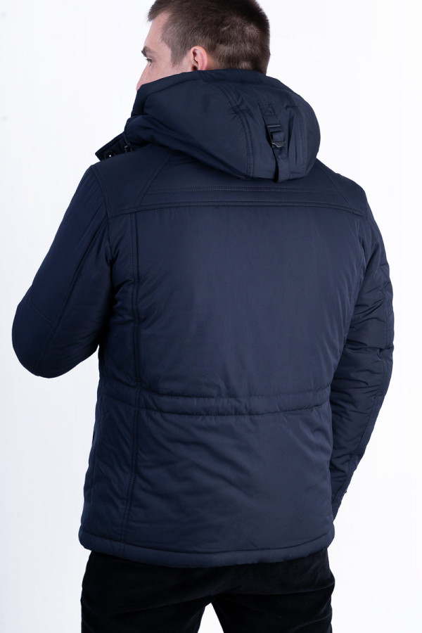 Куртка мужская зимняя J16037 черная, Фото №4 - freever.ua