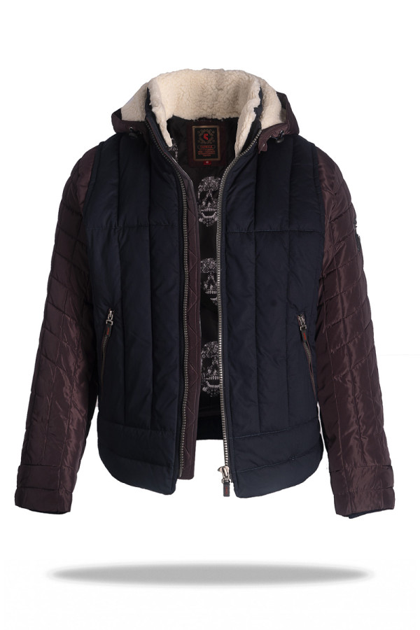 Куртка мужская зимняя  J1612 синяя - freever.ua