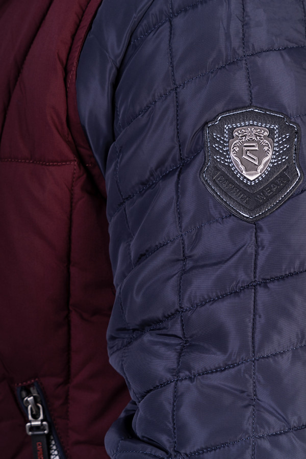 Куртка мужская зимняя J1612 бордовая, Фото №4 - freever.ua