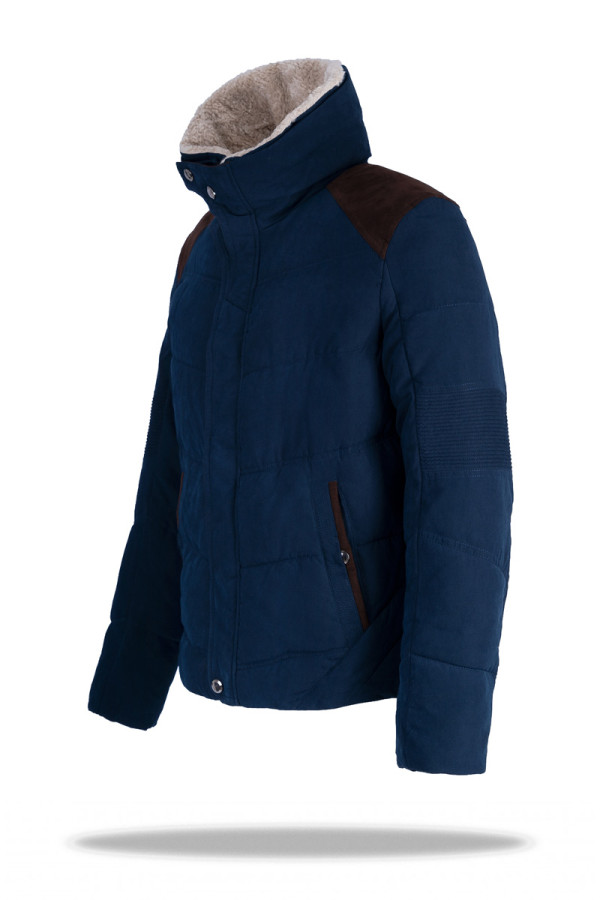 Куртка мужская зимняя J1613 синяя, Фото №3 - freever.ua