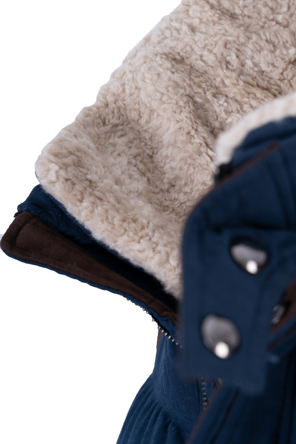 Куртка мужская зимняя J1613 синяя, Фото №7 - freever.ua