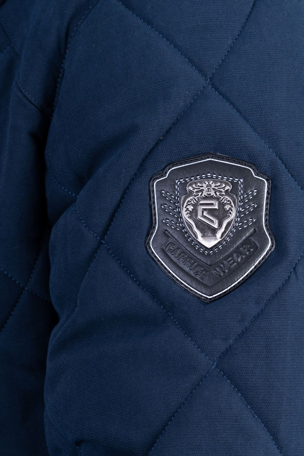 Куртка мужская зимняя  J1619 синяя, Фото №6 - freever.ua