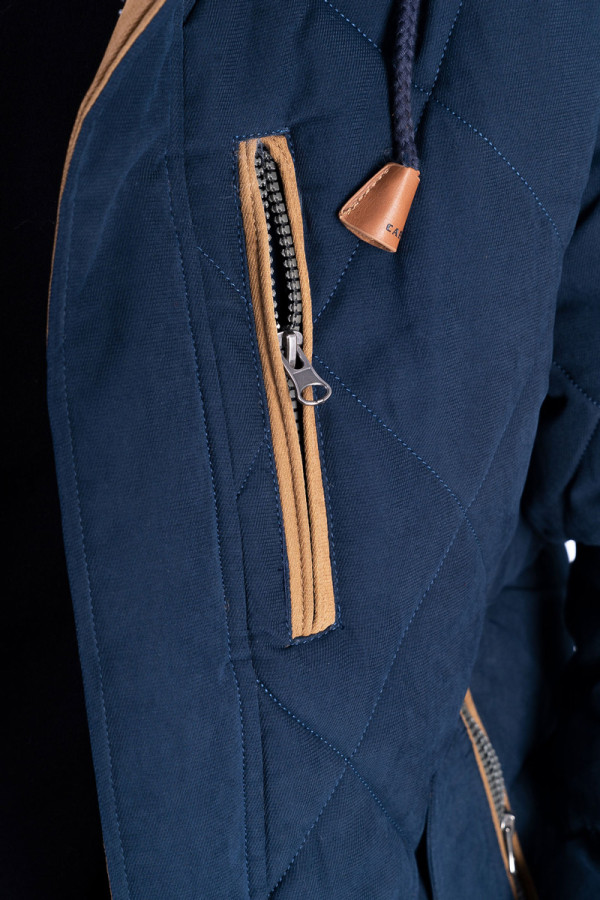 Куртка мужская зимняя  J1619 синяя, Фото №7 - freever.ua