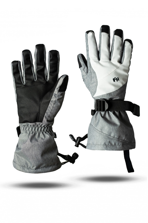 Горнолыжные перчатки женские  Freever WF 1801 белые - freever.ua